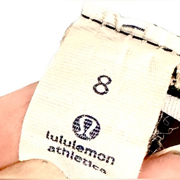 Lululemon Real Quick Posey Black/White Capri
Leggings, Great Preowned Condition - Picture 4 of 14